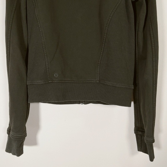 Lululemon  Press Pause Jacket In Dark Olive - Picture 13 of 16